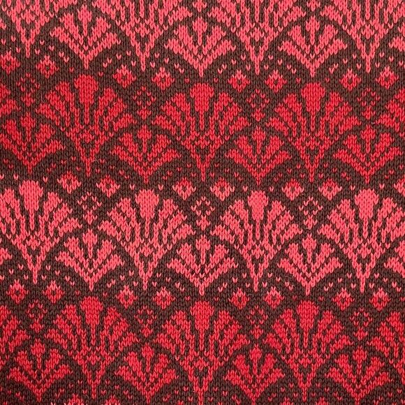 Nomadic Traders Cotton Blend Knit Fair Isle / Nordic Print Cardigan Sweater, M - Picture 4 of 11